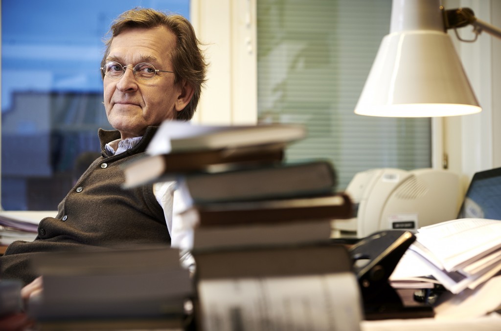 YDIN 20160209 HELSINKI Kansainvälisen oikeuden professori Martti Koskenniemi. Kuva Pekka Elomaa